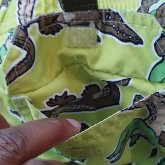 Greendog Alligator crocodile Green Water Board Swimwear Surf Trunks boy size 6 - Picture 13 of 16